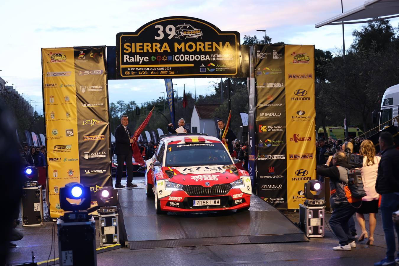 La ceremonia de salida del Rallye Sierra Morena 2022, en imágenes