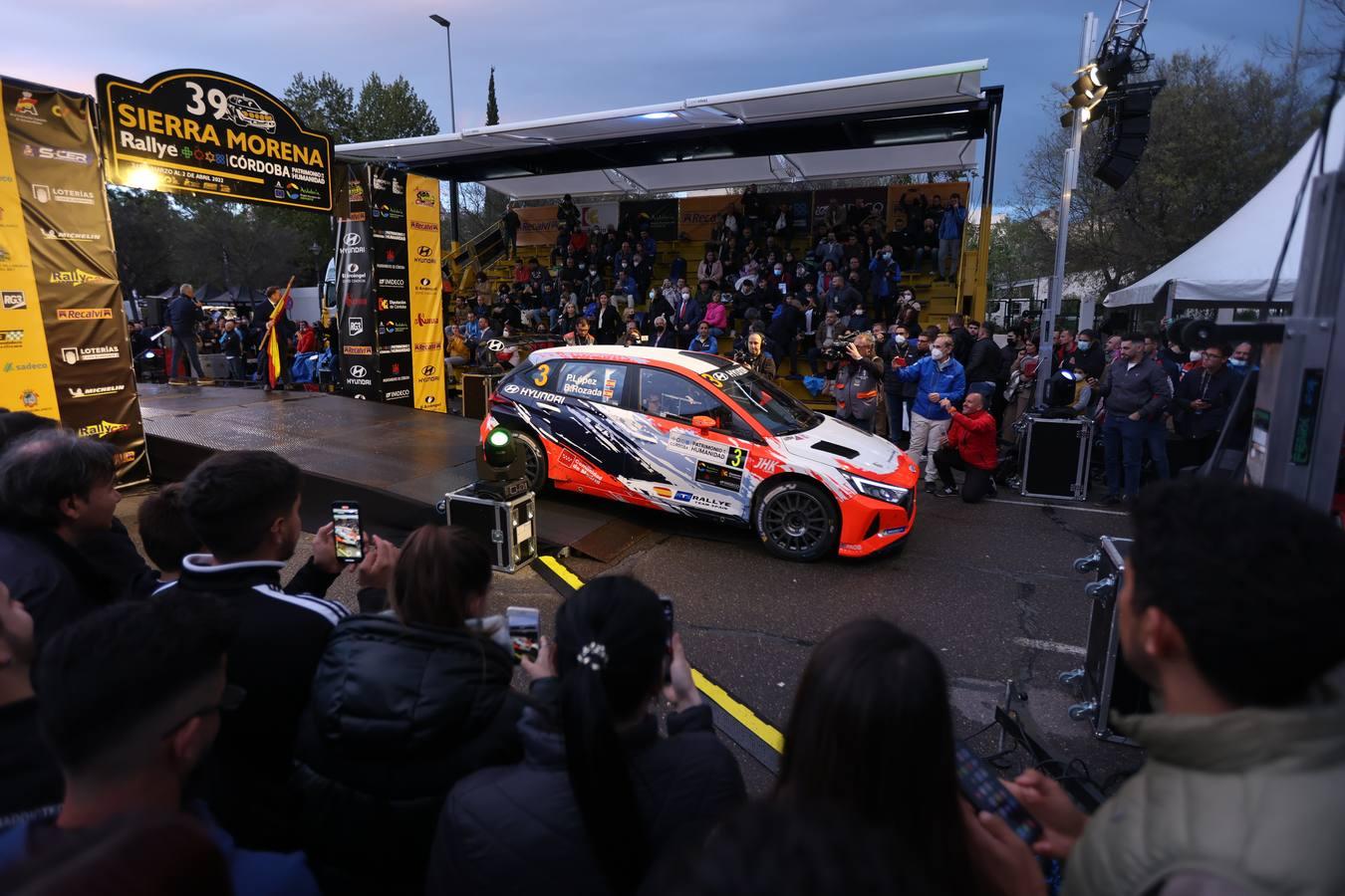 La ceremonia de salida del Rallye Sierra Morena 2022, en imágenes