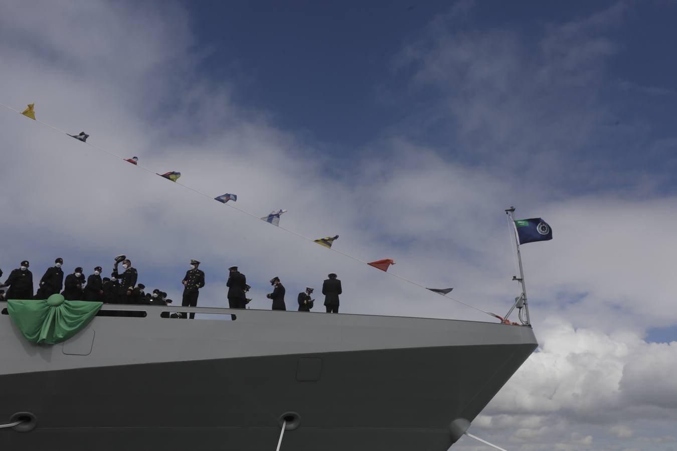 FOTOS: Así ha sido la entrega de la primera corbeta saudí en Navantia