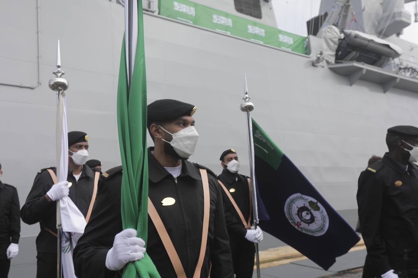 FOTOS: Así ha sido la entrega de la primera corbeta saudí en Navantia