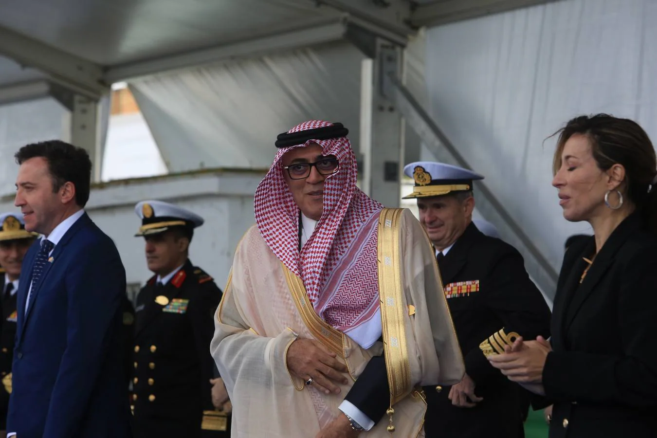 FOTOS: Así ha sido la entrega de la primera corbeta saudí en Navantia