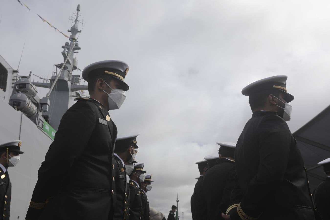 FOTOS: Así ha sido la entrega de la primera corbeta saudí en Navantia