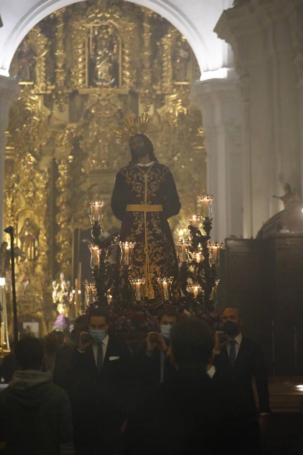 La vuelta a casa del Perdón y la Virgen del Rocío, en imágenes