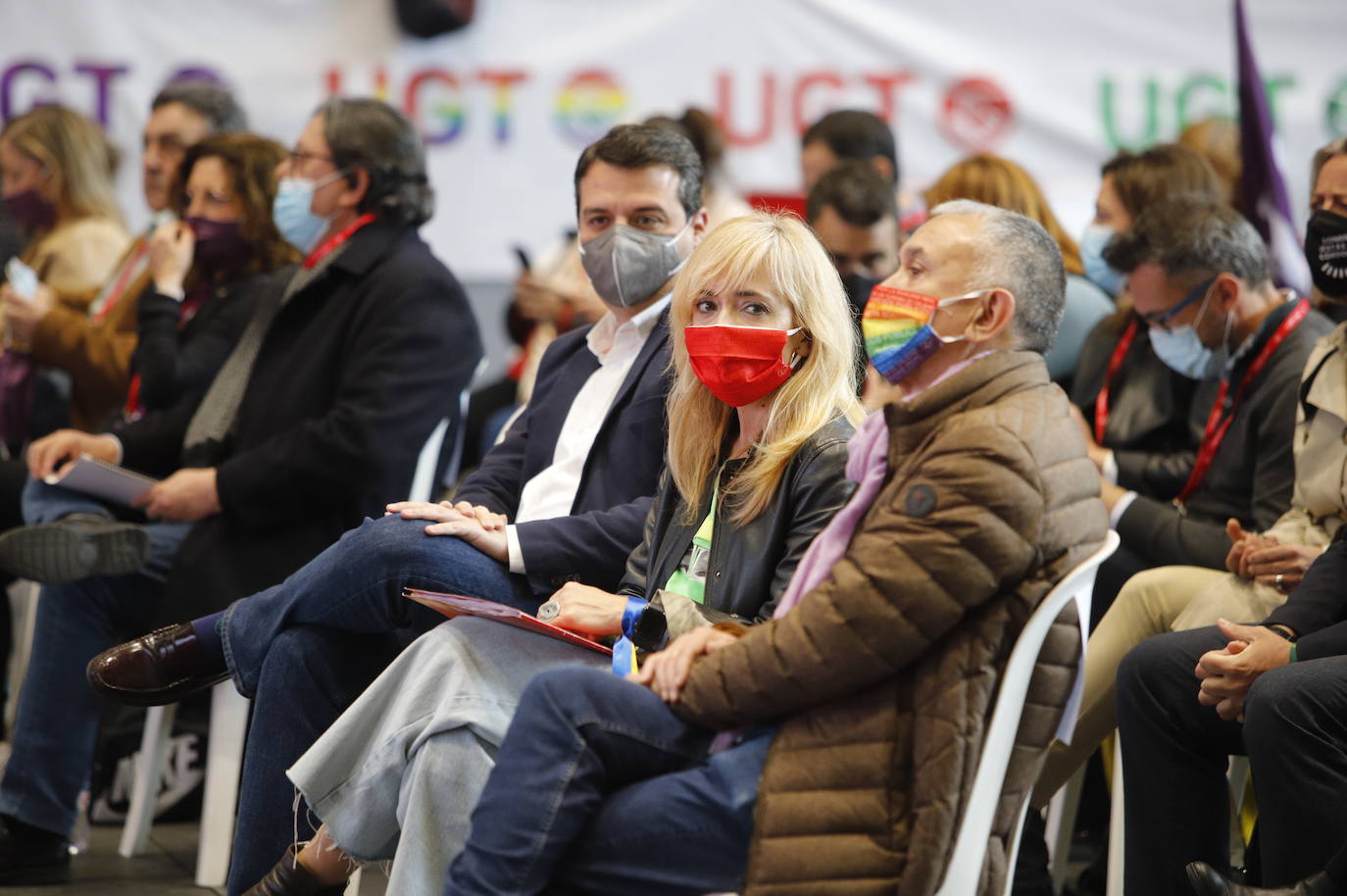 La presencia de Pedro Sánchez en la Asamblea de UGT en Córdoba, en imágenes