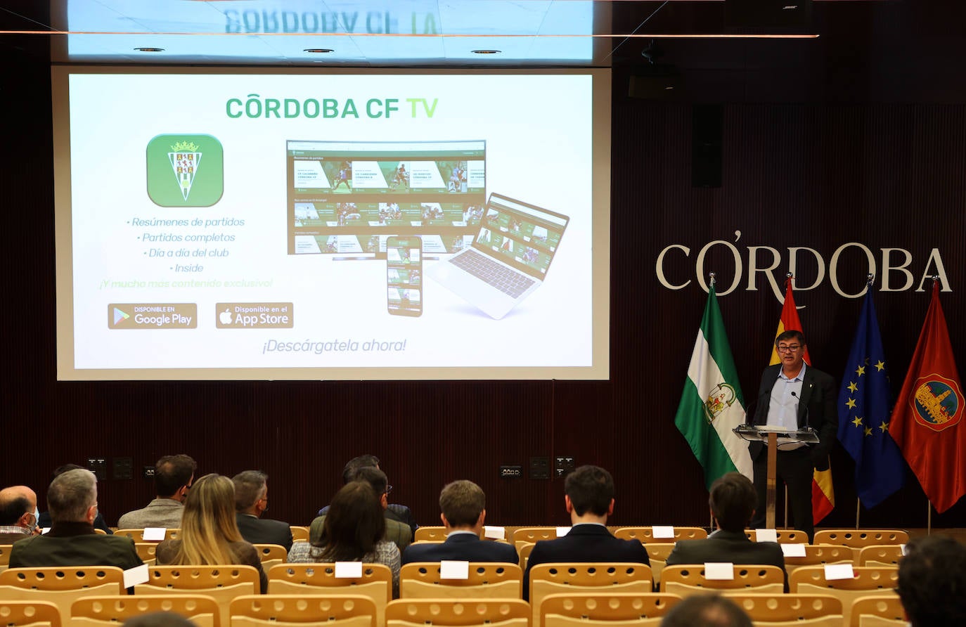 La nueva plataforma de televisión del Córdoba CF, en imágenes