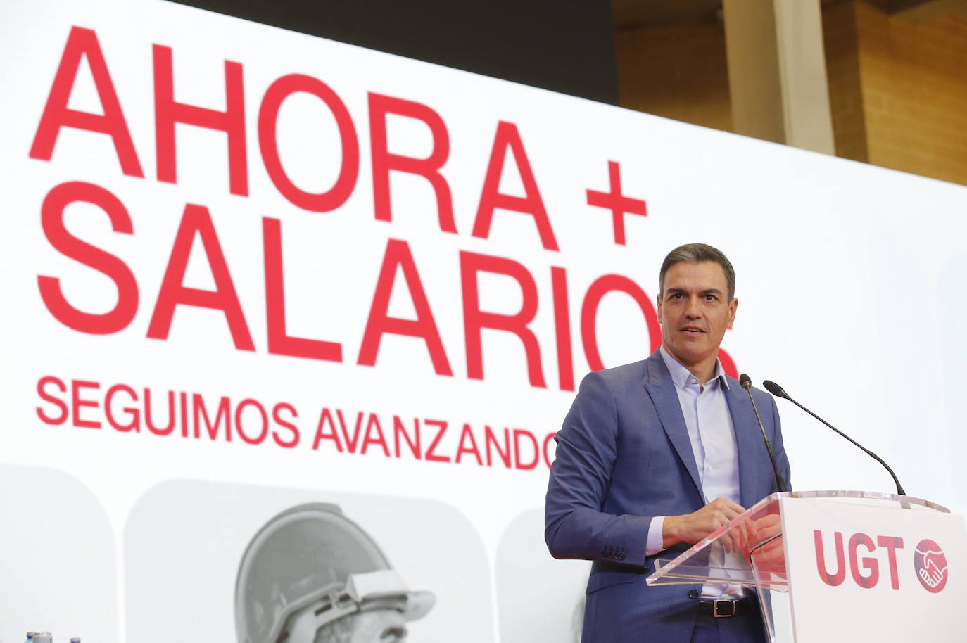 La presencia de Pedro Sánchez en la Asamblea de UGT en Córdoba, en imágenes