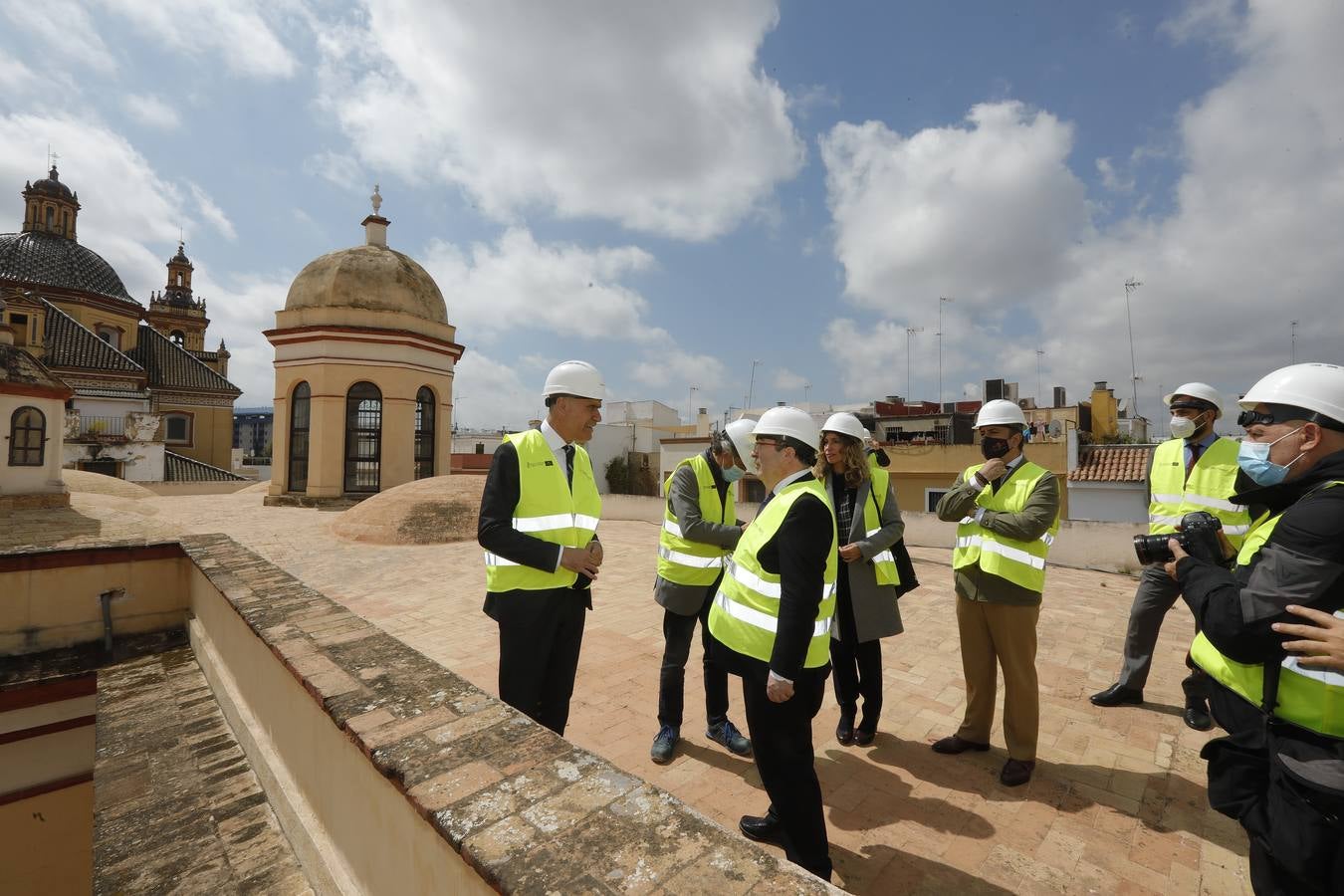 Visita del ministro de Cultura a la Fábrica de Artillería de Sevilla