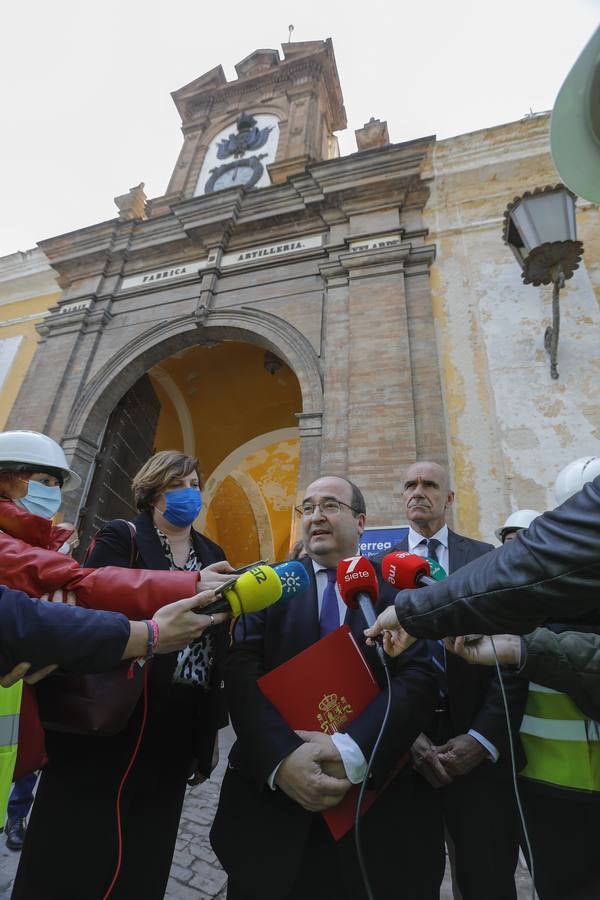 Visita del ministro de Cultura a la Fábrica de Artillería de Sevilla