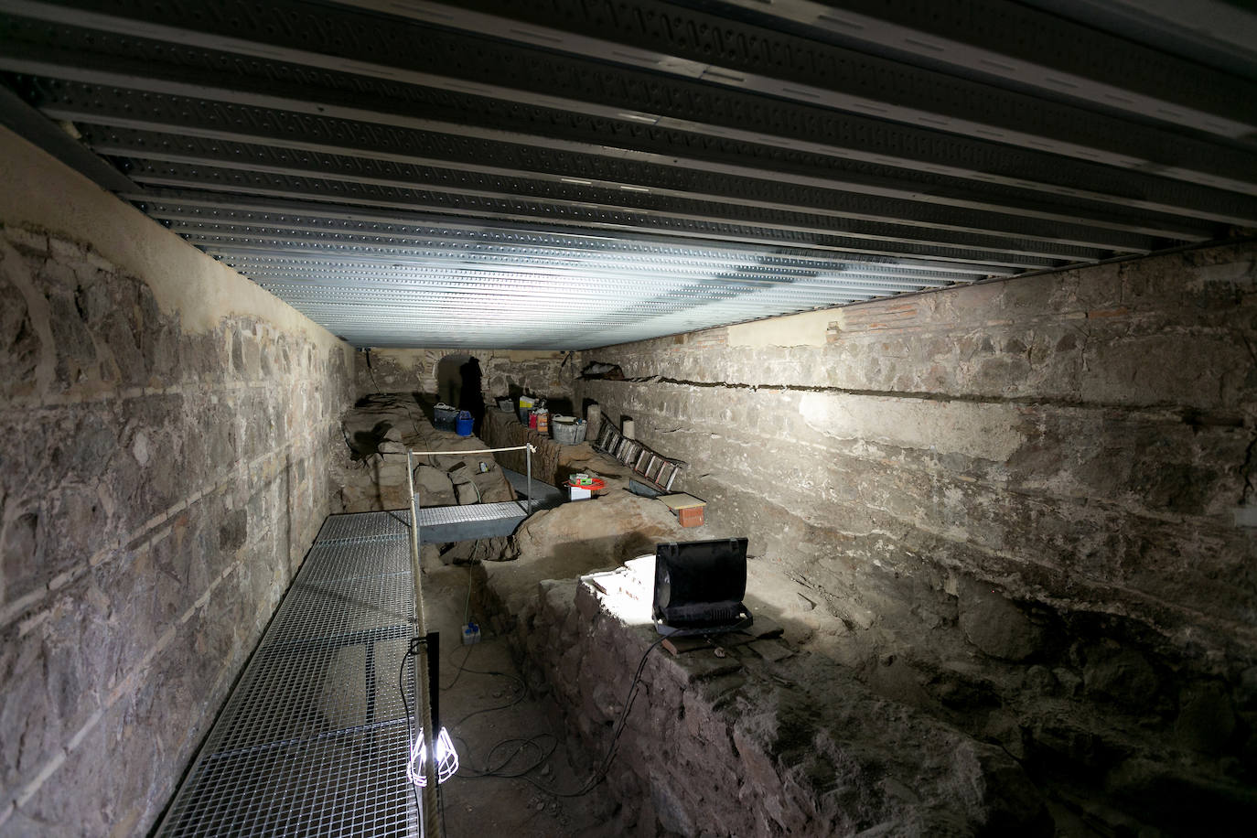 Las obras de la iglesia de Santa Eulalia, en imágenes