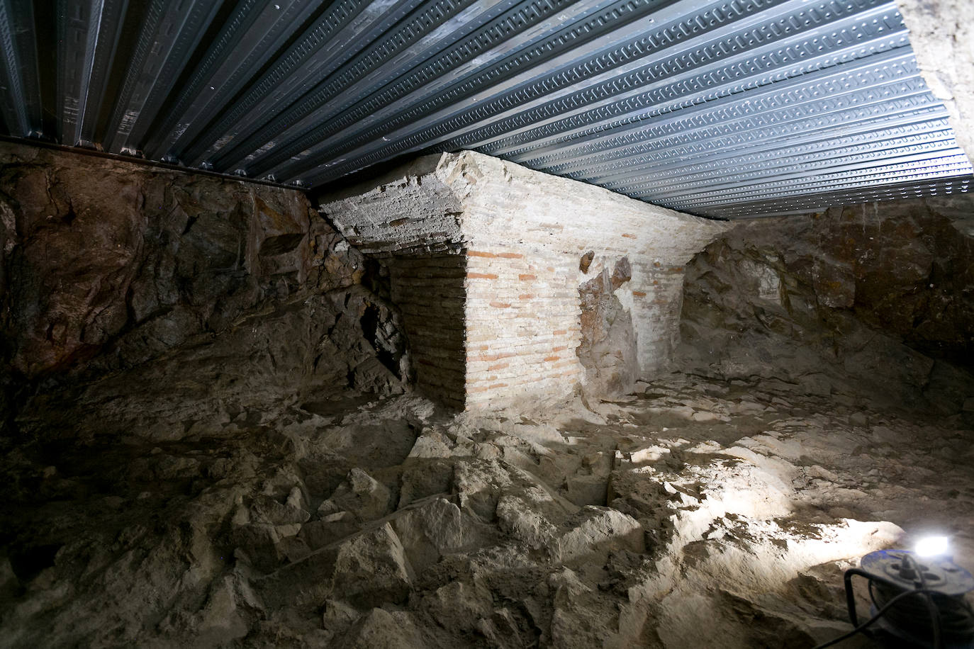 Las obras de la iglesia de Santa Eulalia, en imágenes