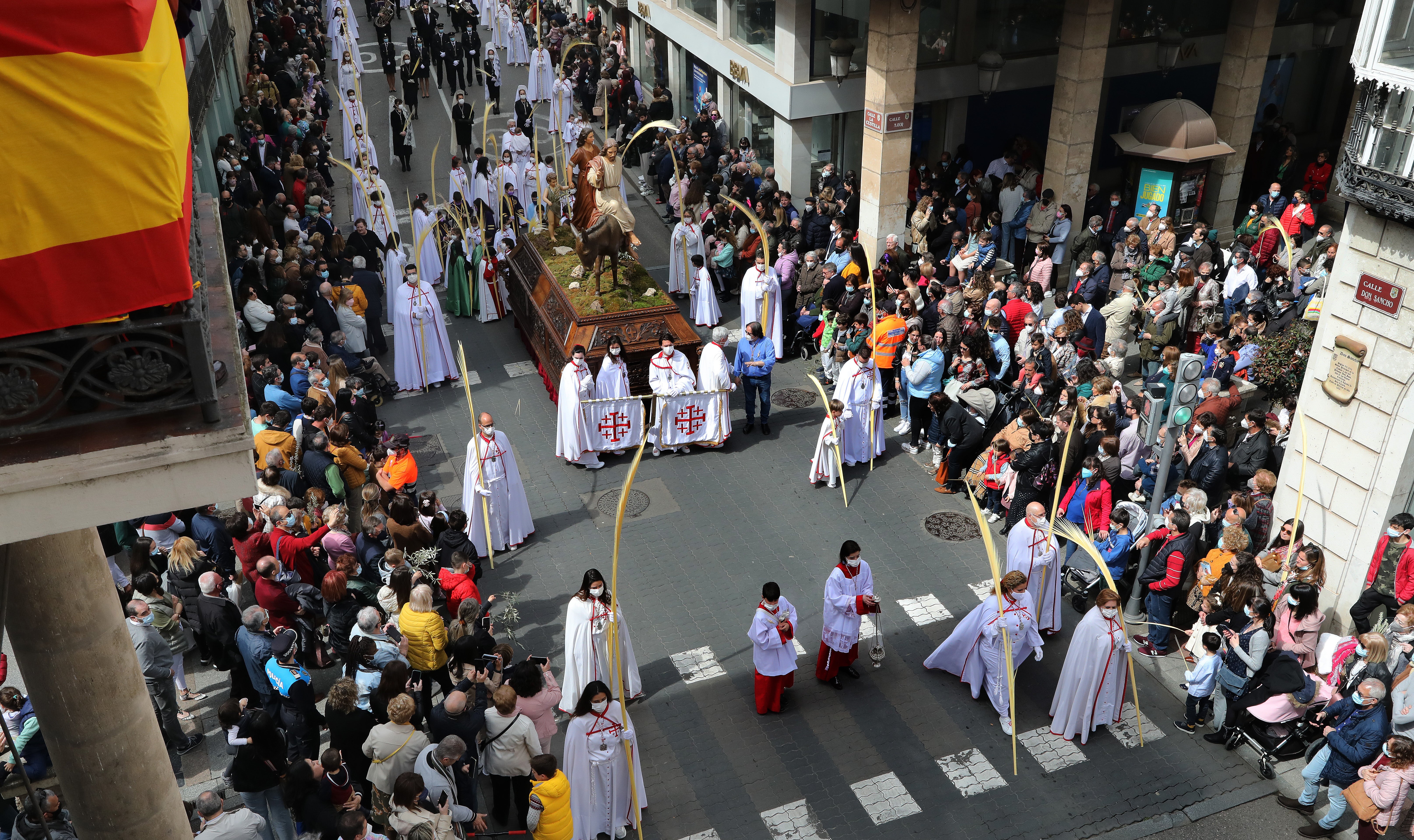 Domingo de Ramos en Palencia. 