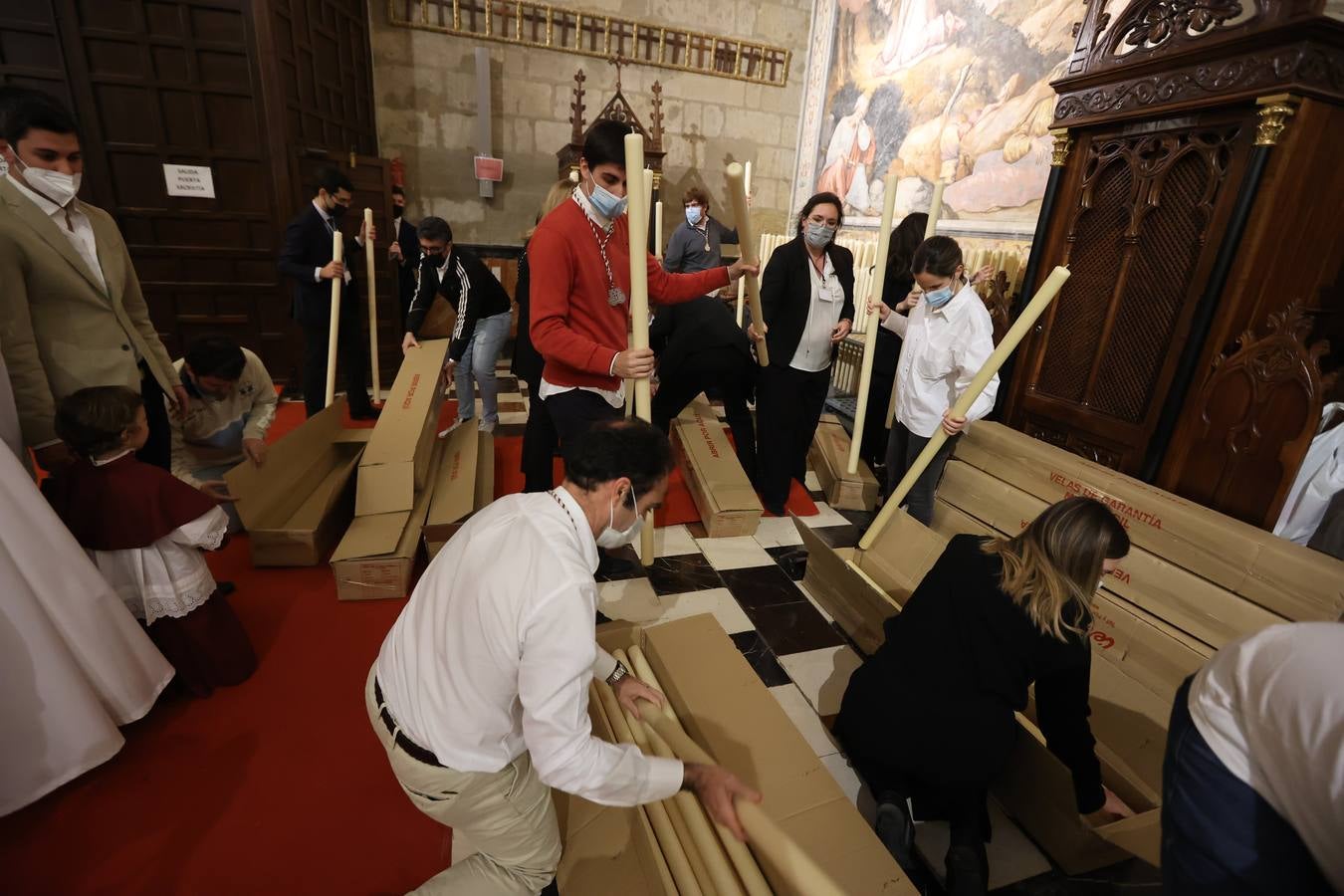 Lunes Santo | Tristeza en San Nicolás, la lluvia impide la salida de la Sentencia