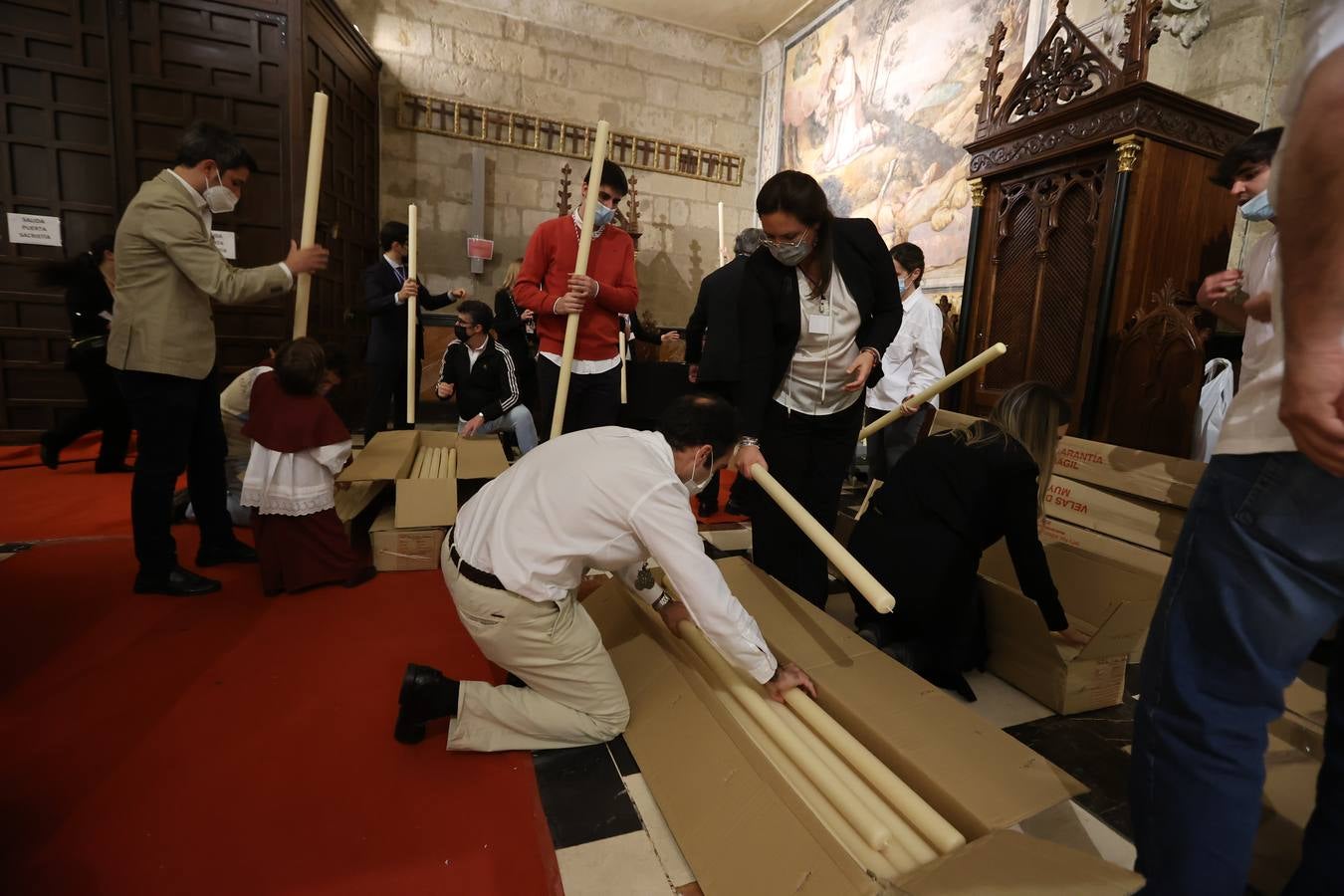 Lunes Santo | Tristeza en San Nicolás, la lluvia impide la salida de la Sentencia