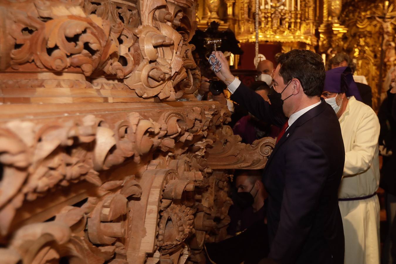 Fotos: La hermandad de El Prendimiento en el Lunes Santo de Cádiz