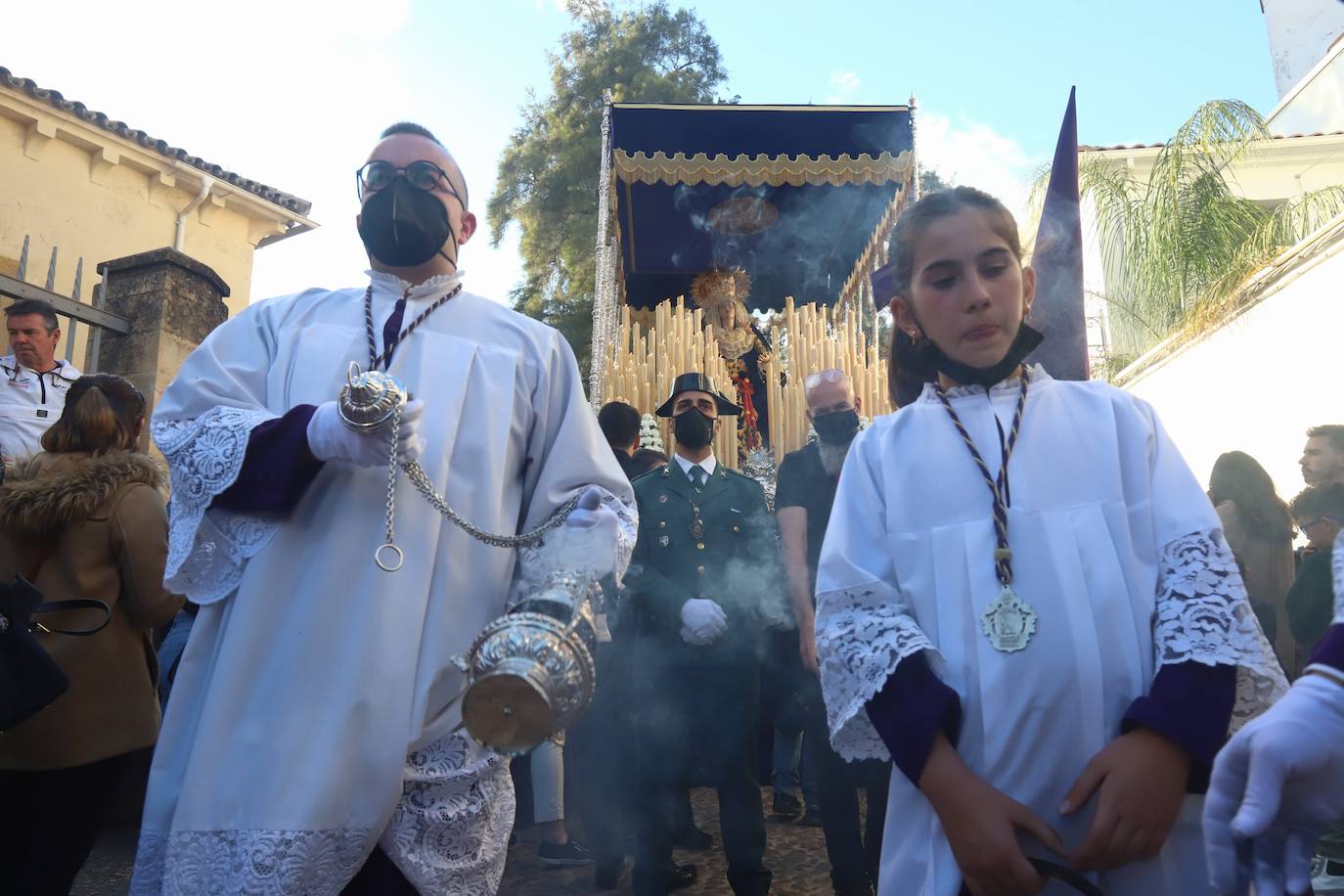 Miércoles Santo | La bella salida del Calvario de Córdoba, en imágenes