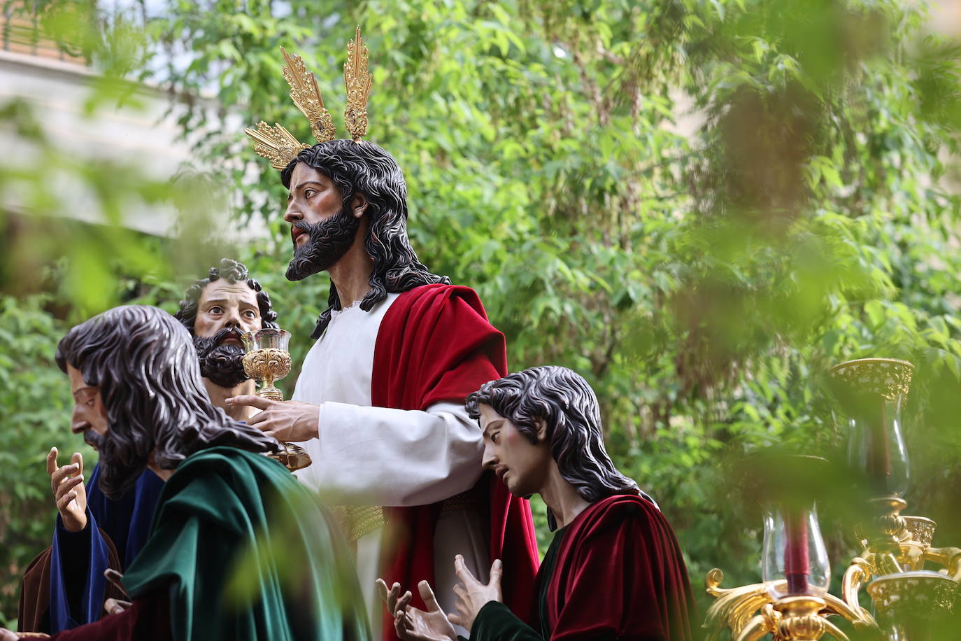 Jueves Santo | La histórica salida de la Sagrada Cena de Córdoba, en imágenes