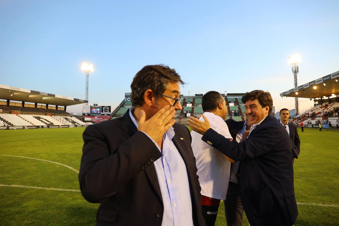 La fiesta del ascenso del Córdoba CF en Mérida, en imágenes