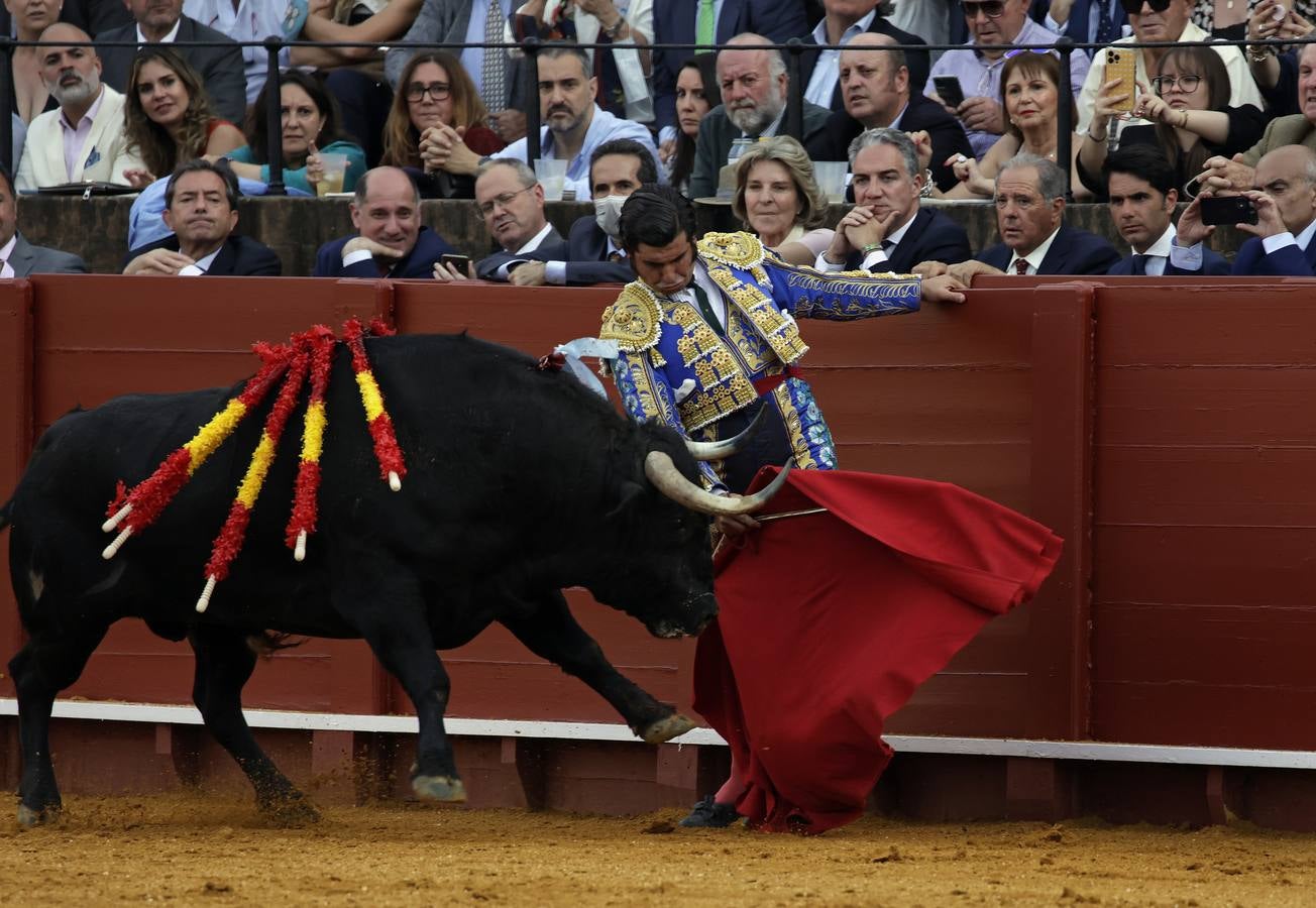 Corrida del Domingo de Resurrección en Sevilla con Morante de la Puebla, Juan Ortega y Pablo Aguado. JUAN FLORES