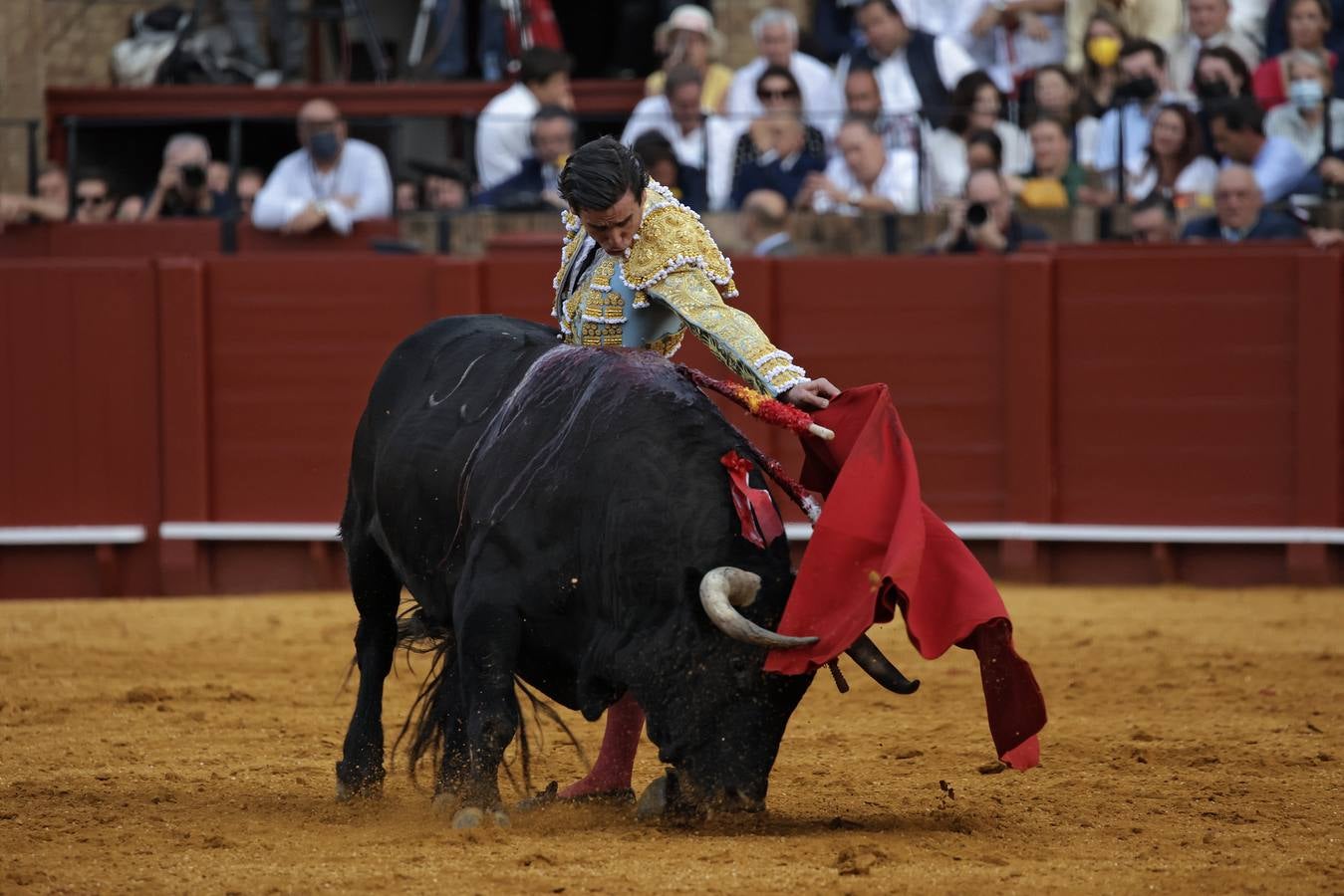 Corrida del Domingo de Resurrección en Sevilla con Morante de la Puebla, Juan Ortega y Pablo Aguado. JUAN FLORES