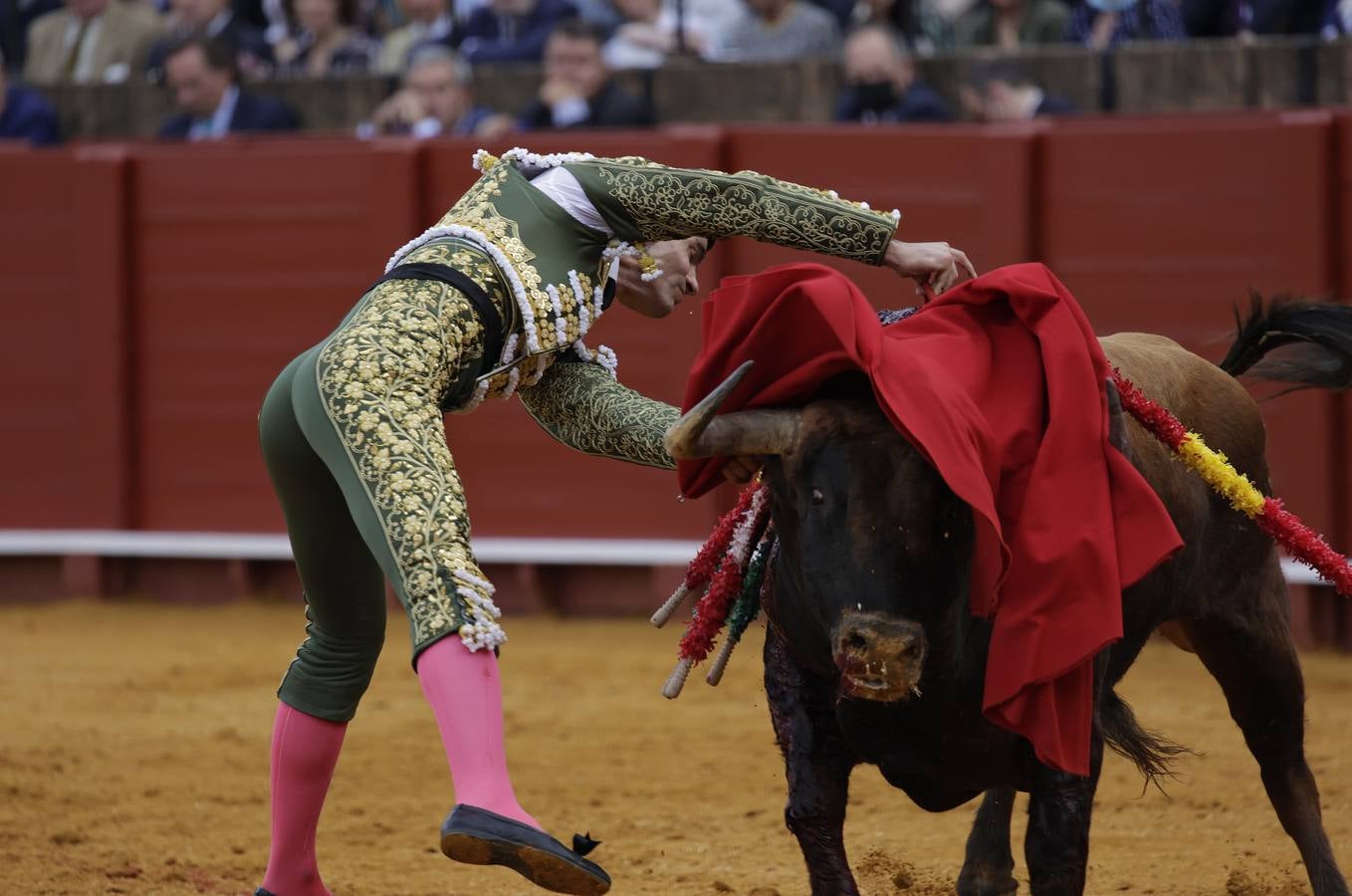 Corrida del Domingo de Resurrección en Sevilla con Morante de la Puebla, Juan Ortega y Pablo Aguado. JUAN FLORES