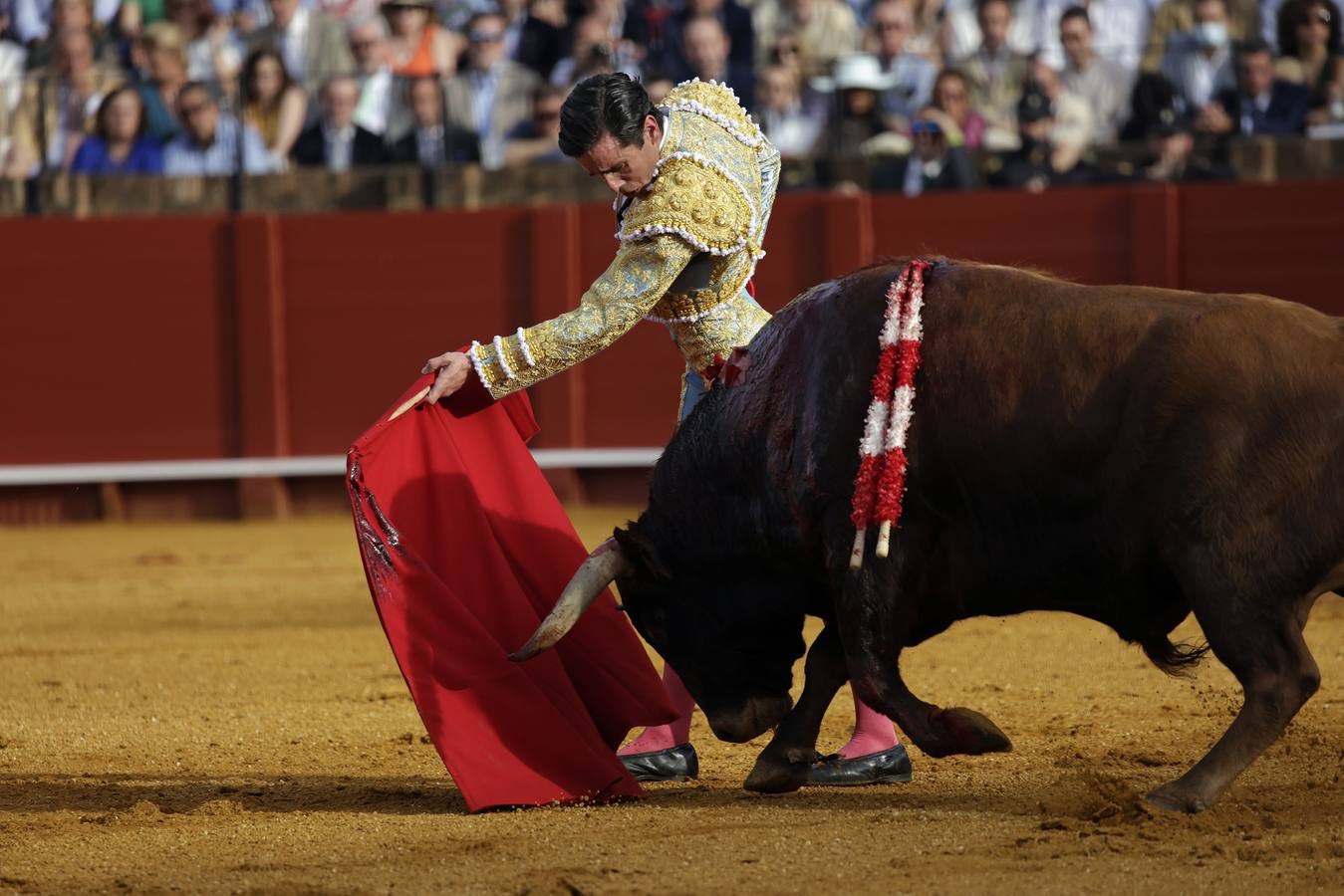 Corrida del Domingo de Resurrección en Sevilla con Morante de la Puebla, Juan Ortega y Pablo Aguado. JUAN FLORES