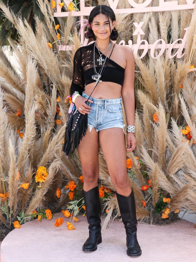 La actriz Chanel Iman. 