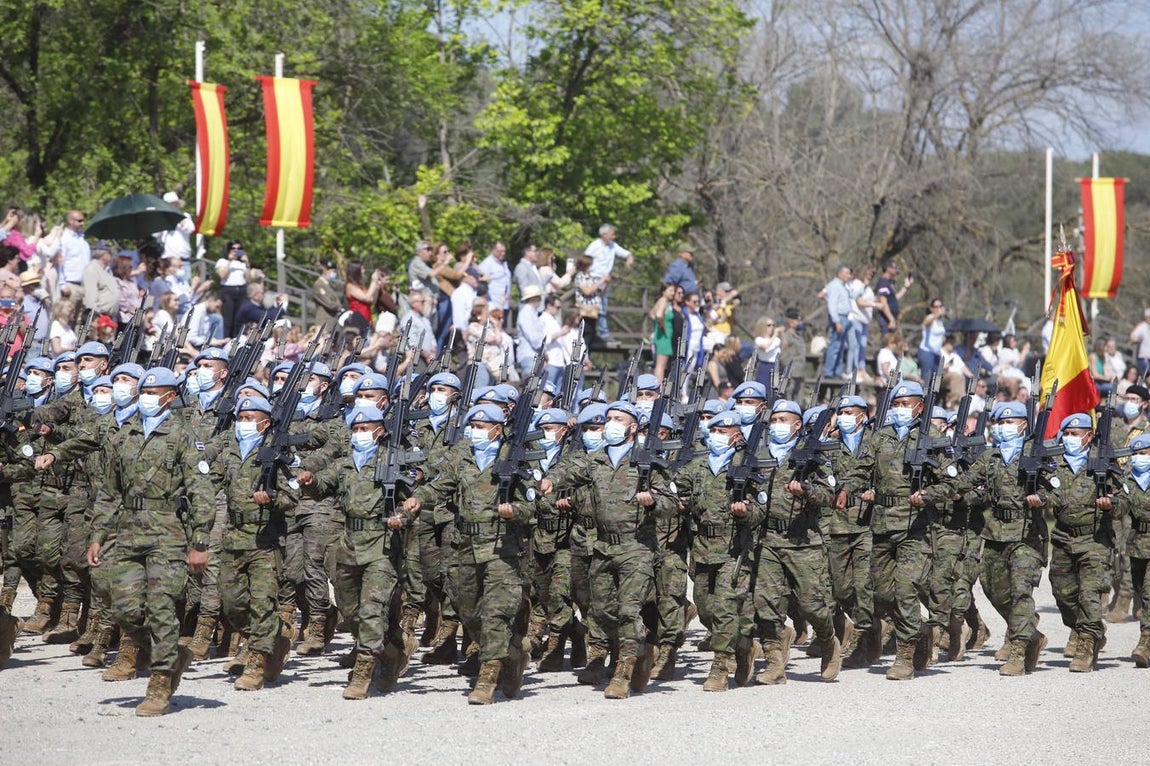 La emocionante despedida de la Bri X de Cerro Muriano en su misión a Líbano, en imágenes