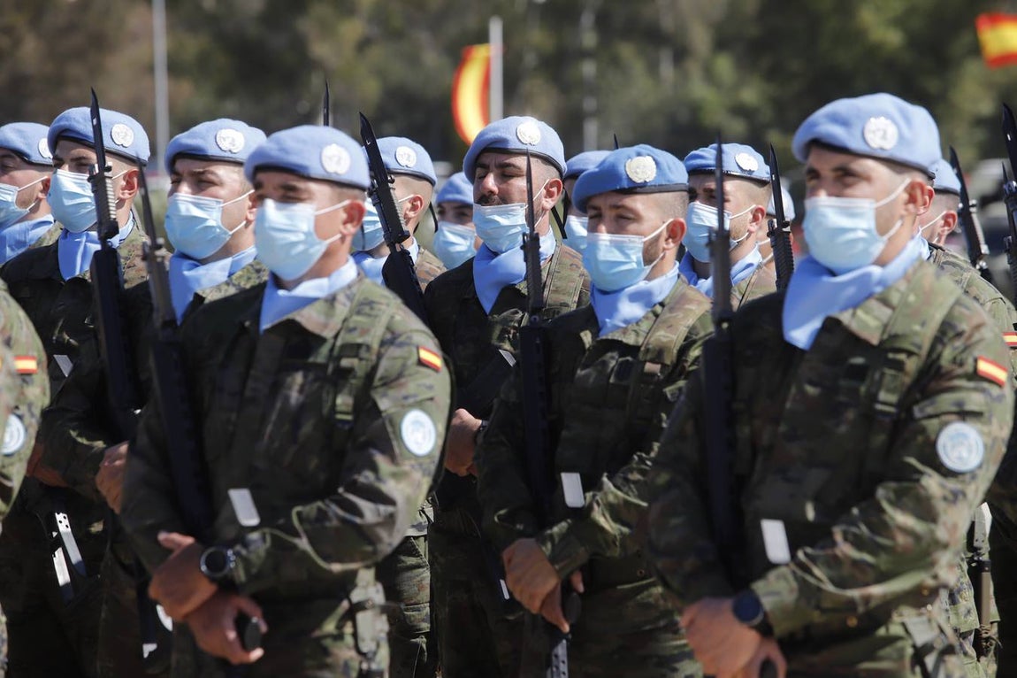 La emocionante despedida de la Bri X de Cerro Muriano en su misión a Líbano, en imágenes
