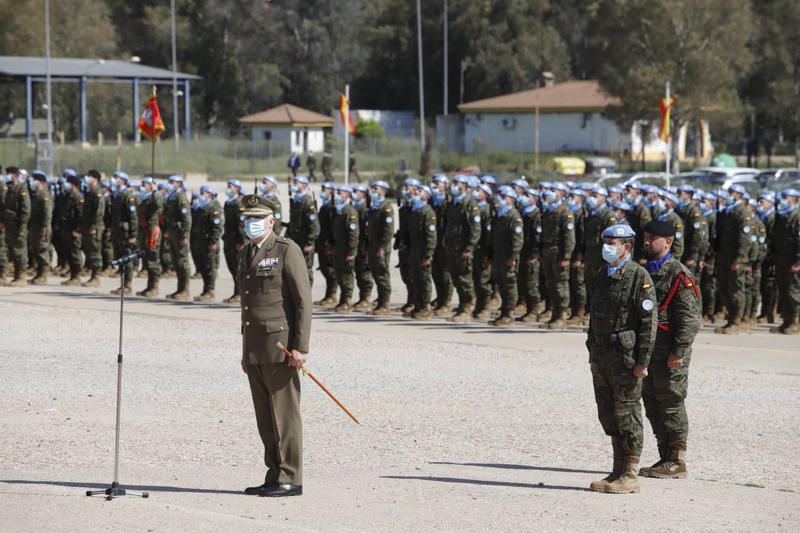 La emocionante despedida de la Bri X de Cerro Muriano en su misión a Líbano, en imágenes