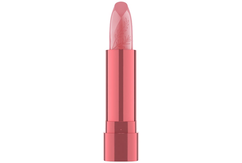 Labial Flower &amp; Herb Edition Power Plumping Gel Lipstick de Catrice (4,69 €). Pintalabios en textura gel brillante que hidrata los labios gracias a los extractos de flores y de hierbas.