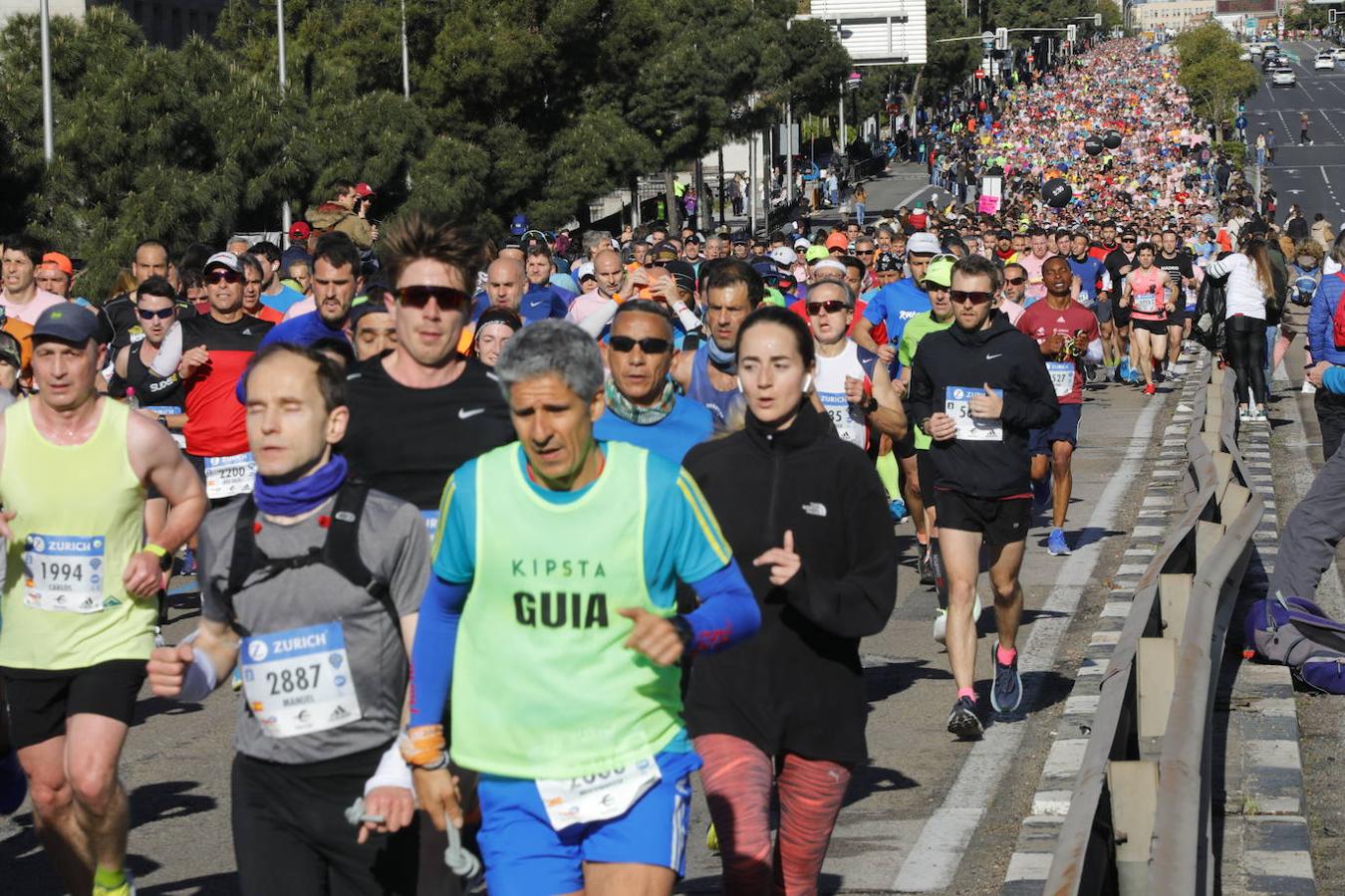 Superación, sudor y lágrimas: las mejores imágenes del maratón de Madrid 2022