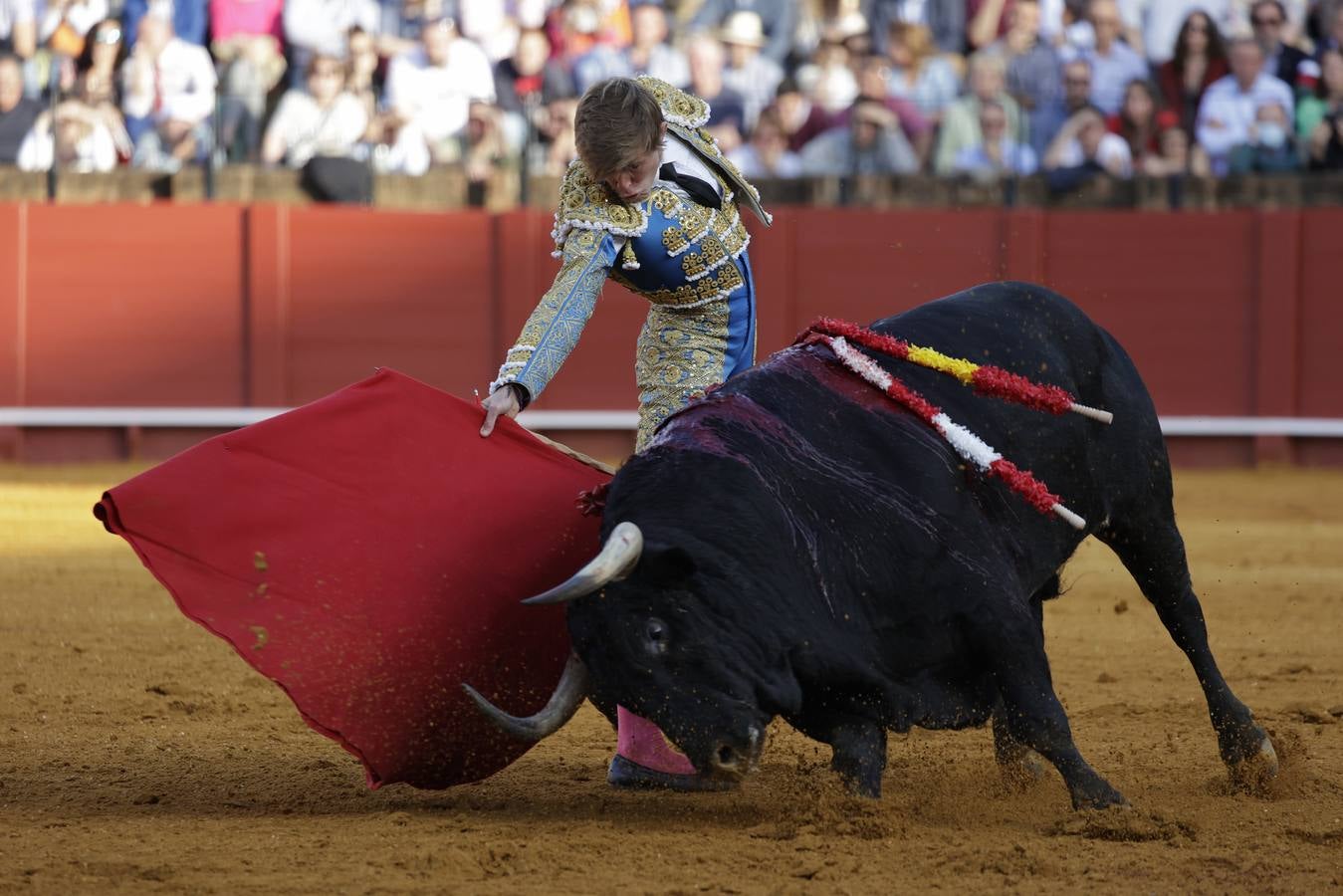 Javier Jiménez, en el coso del Baratillo. JUAN FLORES