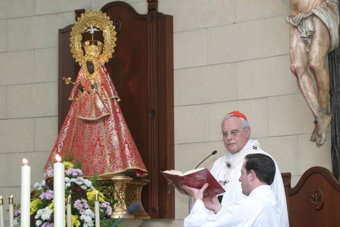 Misa en la parroquia de Santa María de Guadalupe, en 2006