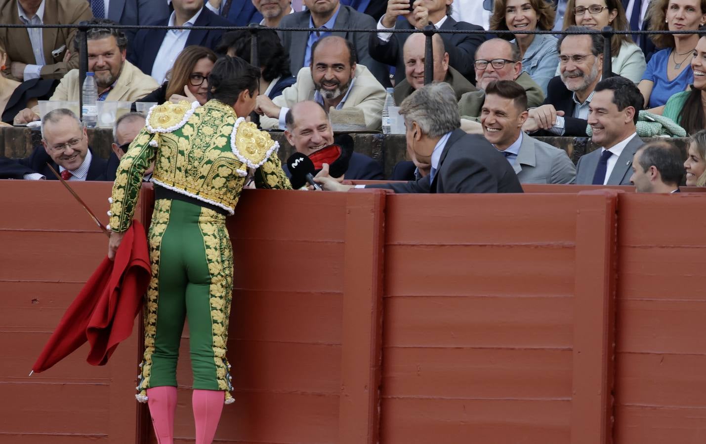 Corrida de Morante, Urdiales y Manzanares en la plaza de toros de Sevilla en 2022. JUAN FLORES