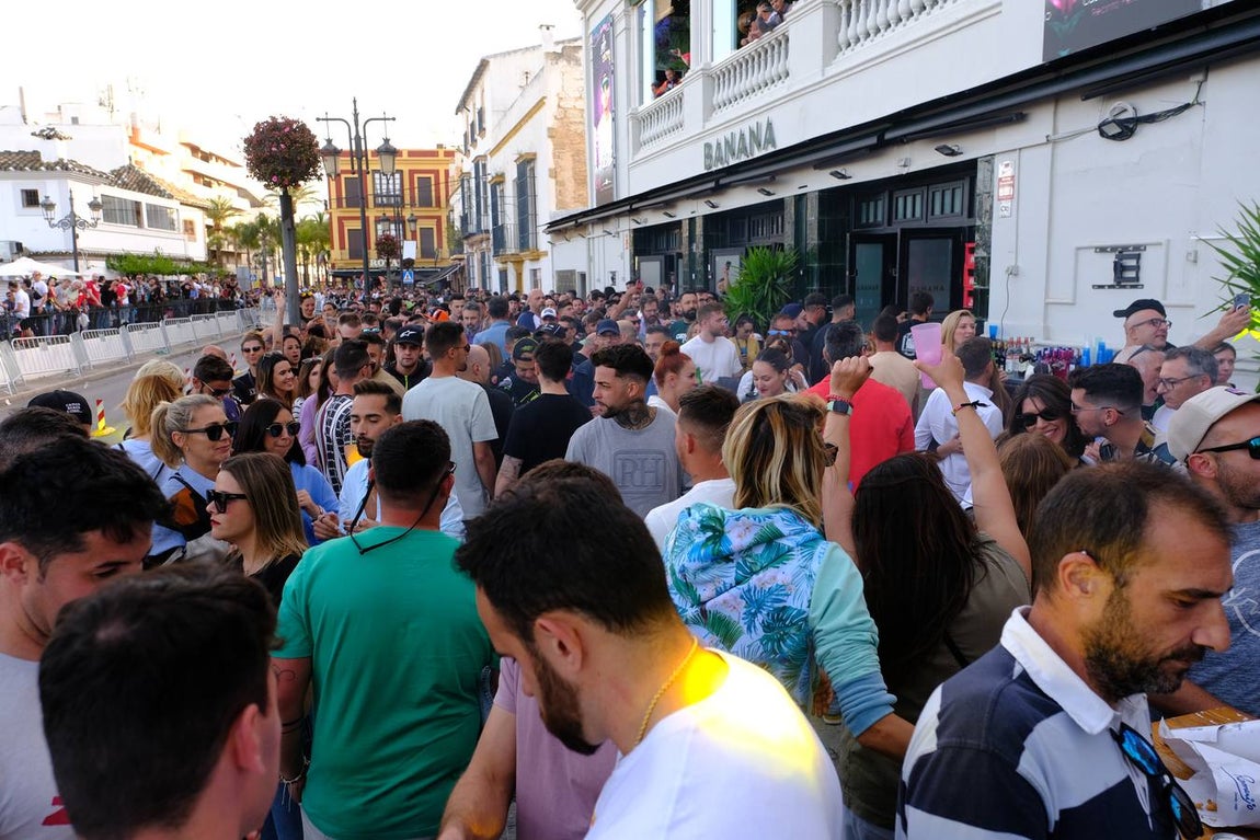 Fotos: Gran ambiente en El Puerto para dar la bienvenida al Gran Premio de Motociclismo