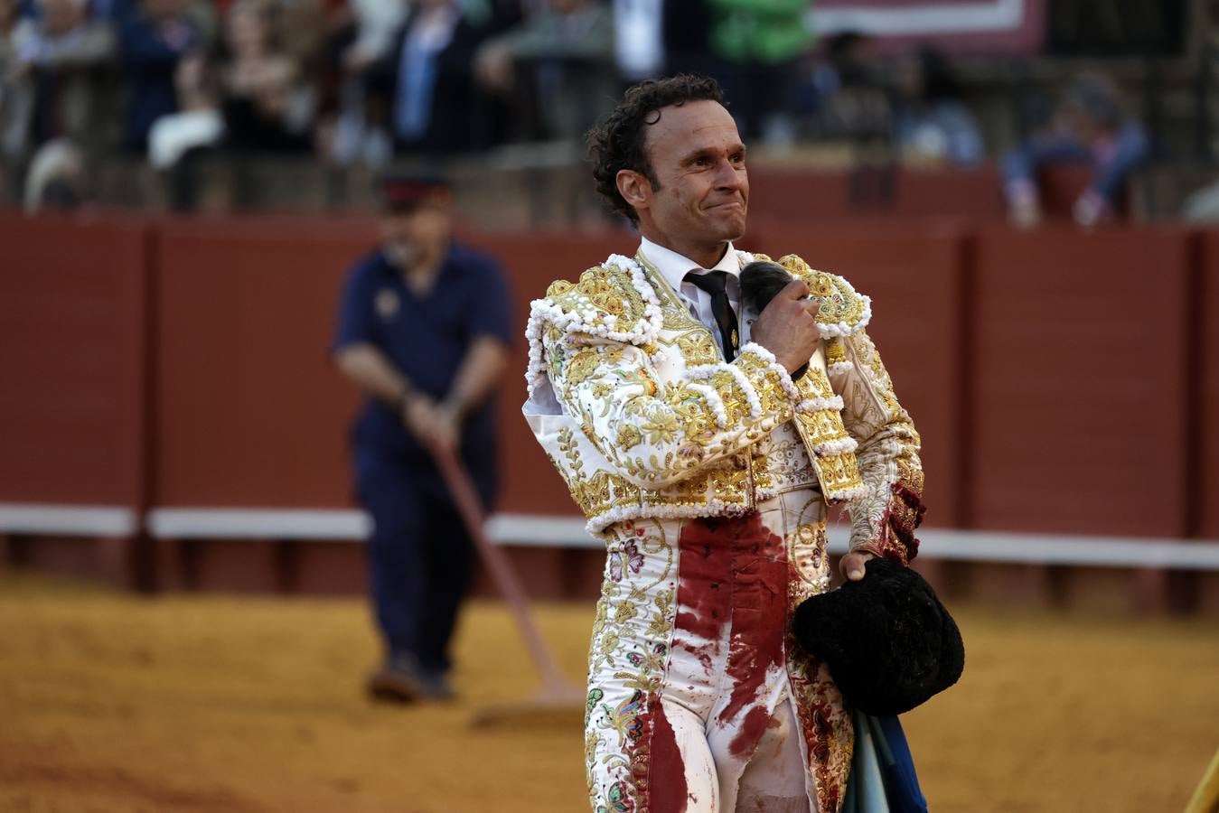 Mano a mano entre Ferrera y Perera en la plaza de toros de Sevilla en 2022. JUAN FLORES