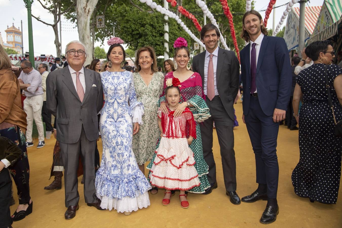 Jose María Lanzas, Macarena Delgado, Elena Pacheco, María Lanzas, Constanza Casado, Manuel Gómez-Serranillos y Constantino Peruzzi. ROCÍO RUZ