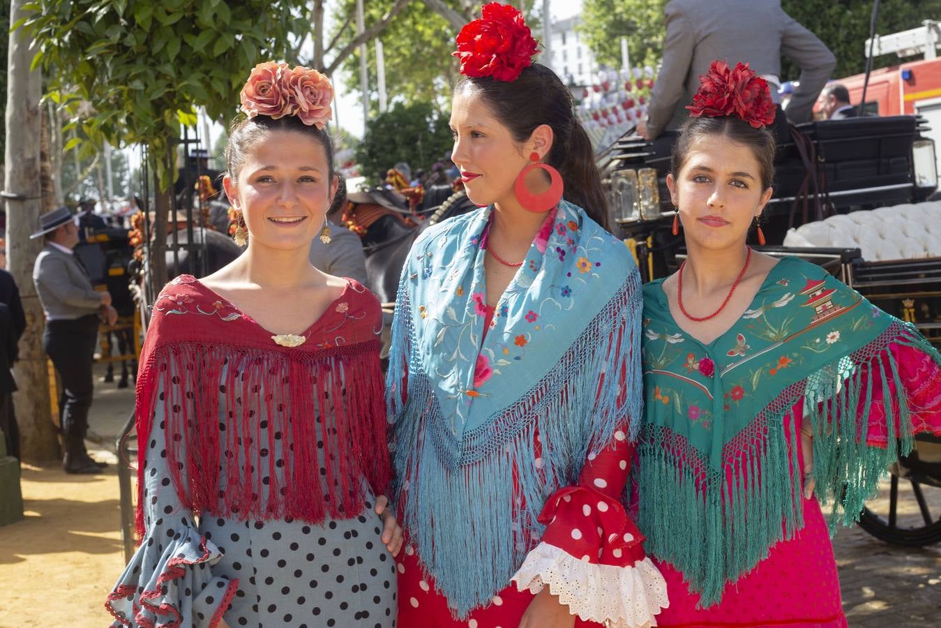 Ana de la Puerta, Delia Muela y Macarena Cañaveral. ROCÍO RUZ