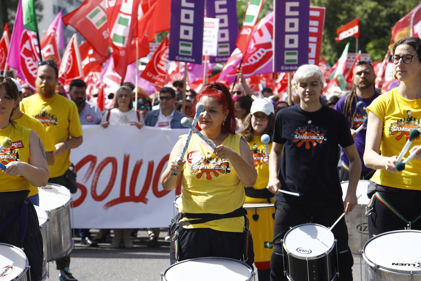 La manifestación del 1 de Mayo en Córdoba, en imágenes