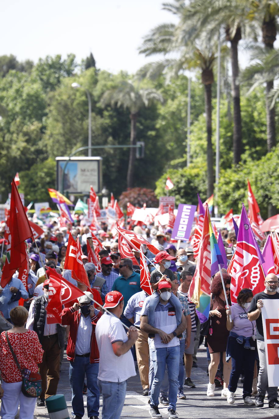 La manifestación del 1 de Mayo en Córdoba, en imágenes