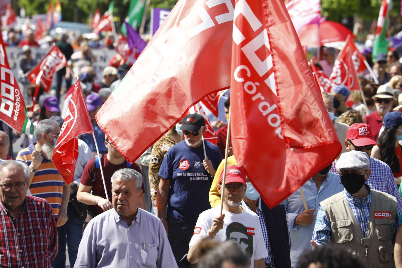 La manifestación del 1 de Mayo en Córdoba, en imágenes