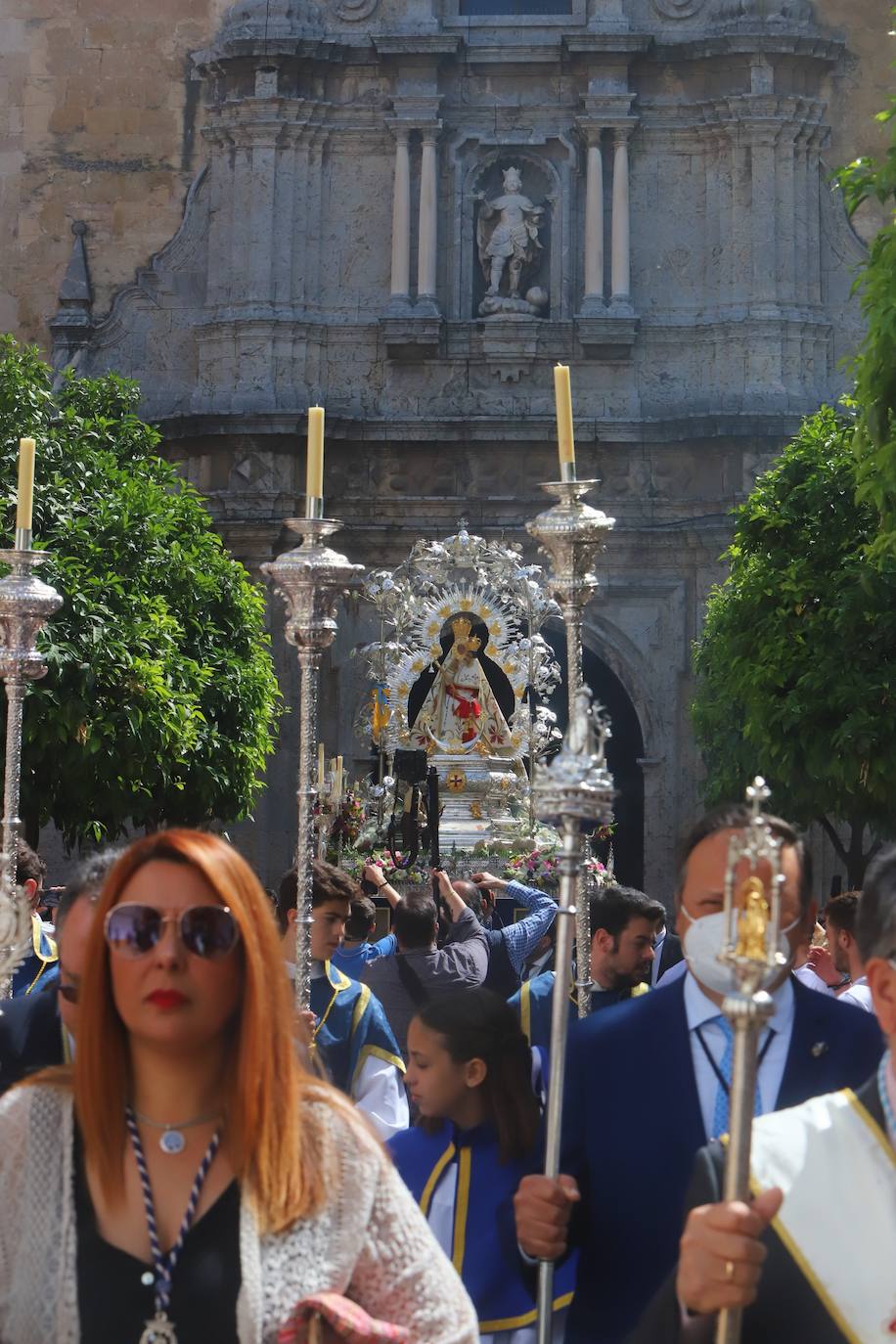 La procesión de la Virgen de la Cabeza en Córdoba, en imágenes