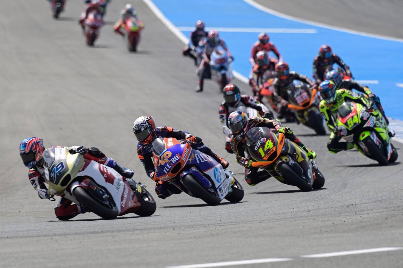 GALERÍA: Las fotos de la carrera de Moto 2 en Jerez