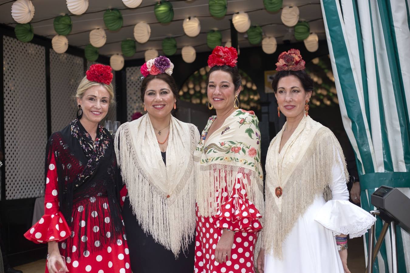 Ina Puche, Ana Torres, Mercedes Benjumea y Asum Pommarez. ROCÍO RUZ