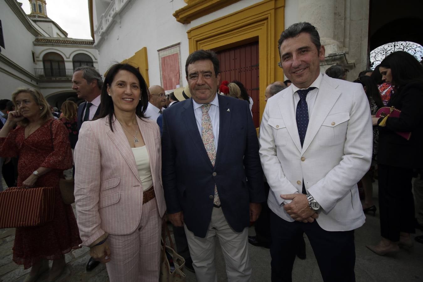 Isabel Solá, Vicente Pérez y Á&#129;lvaro Burgos. JUAN FLORES