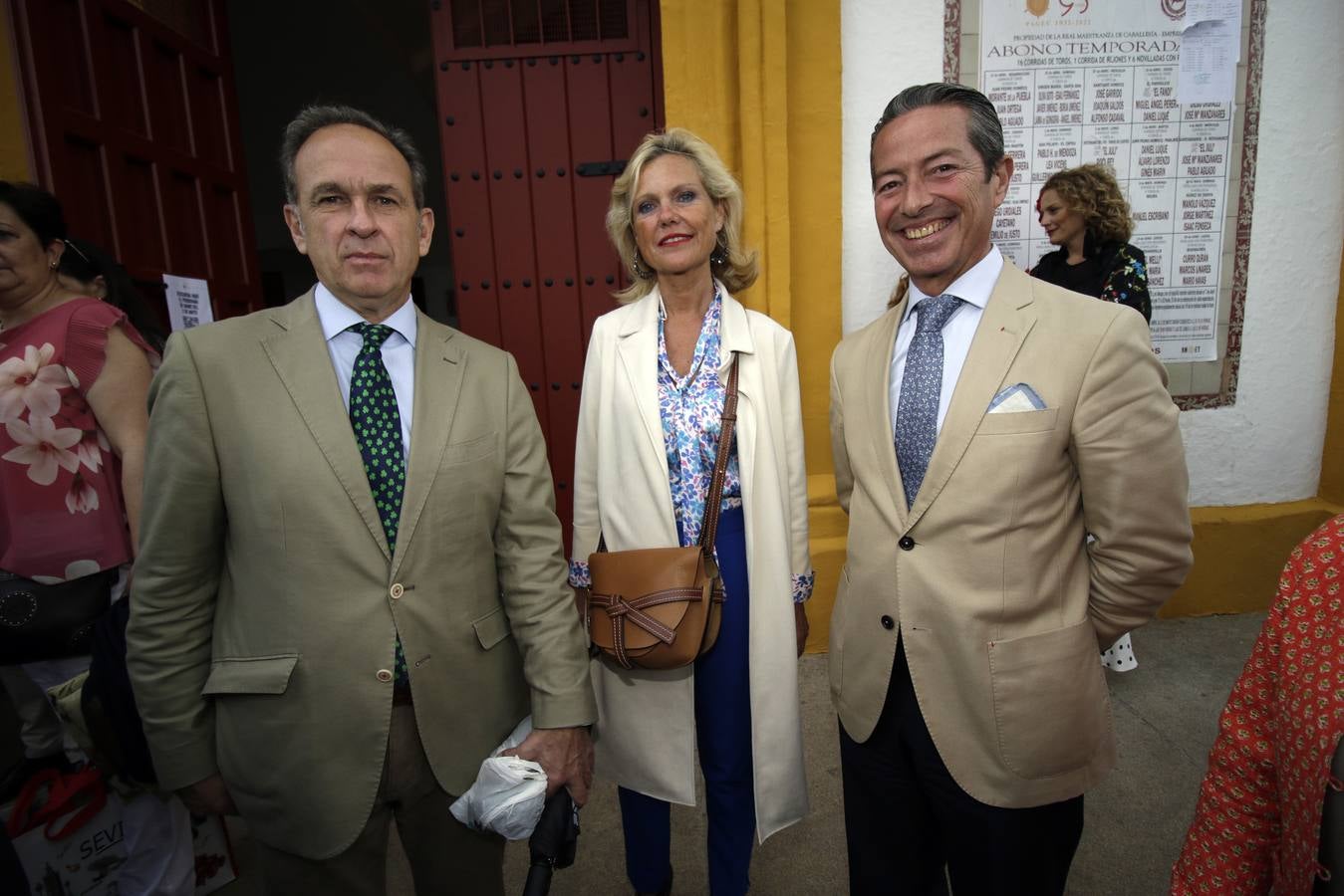 Fernando Fernández Figueroa, Mercedes Vázquez y Ángel Cabral. JUAN FLORES