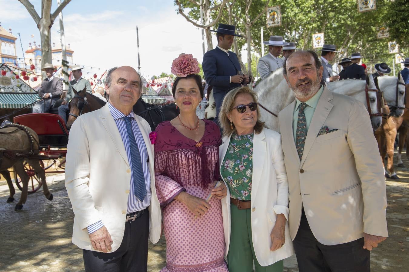 Fernando Yñiguez, María Ureña, Pilar Aragón y Lorenzo Alvear. ROCÍO RUZ