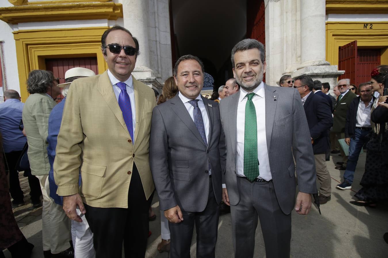 Nono Delgado Roig, Ricardo Sánchez y Juan Salas. JUAN FLORES