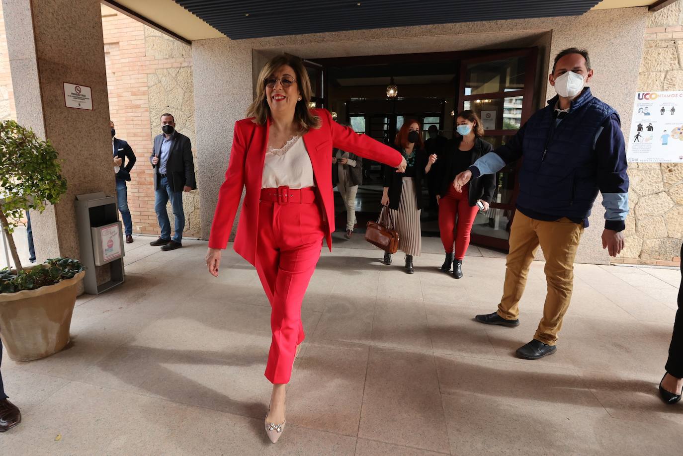 Los equipos de los candidatos a rector de la Universidad de Córdoba, en imágenes