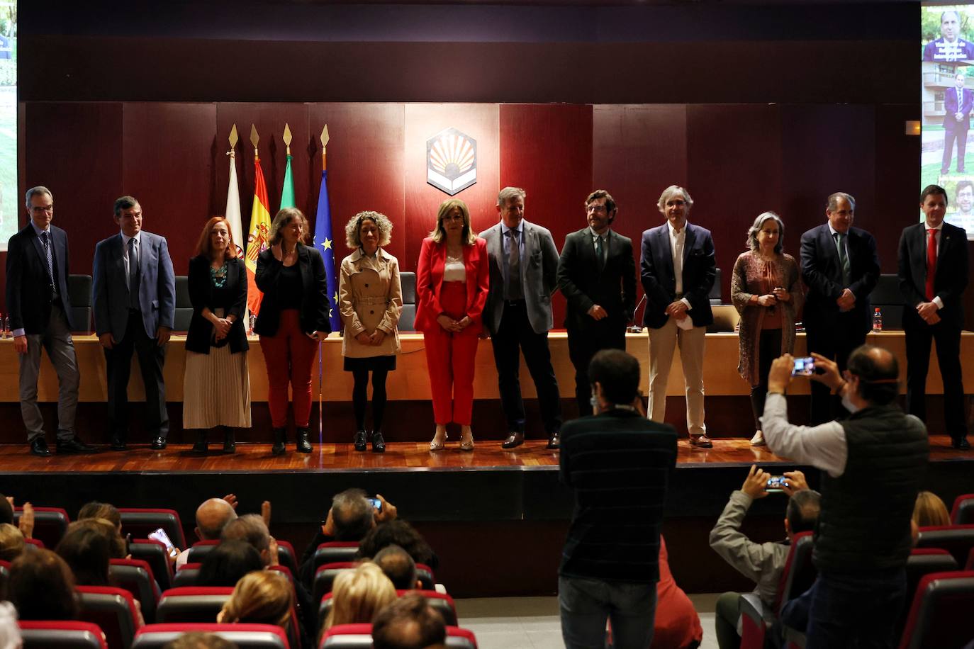 Los equipos de los candidatos a rector de la Universidad de Córdoba, en imágenes